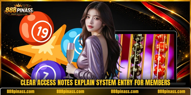 Clear access notes explain System Entry for members