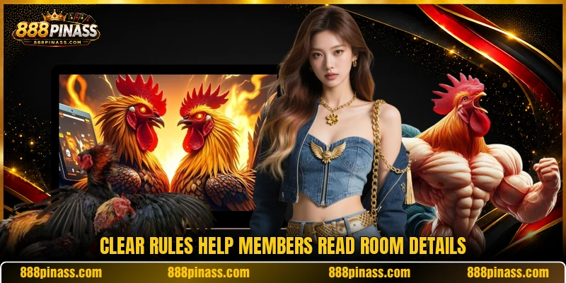 Clear rules help members read room details