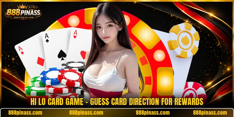 Hi Lo Card Game - Guess Card Direction For Rewards