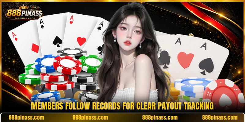 Members follow records for clear payout tracking