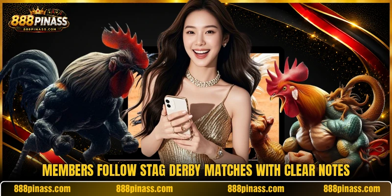 Members follow Stag derby matches with clear notes