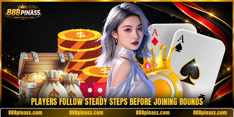 Players follow steady steps before joining rounds