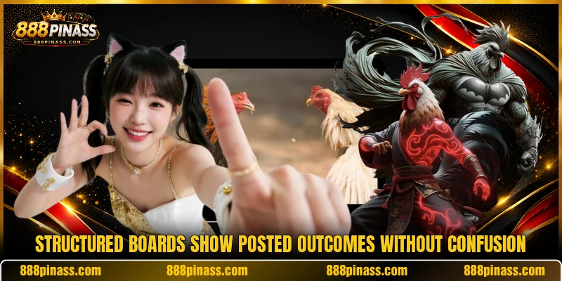 Structured boards show posted outcomes without confusion Structured boards show posted outcomes without confusion